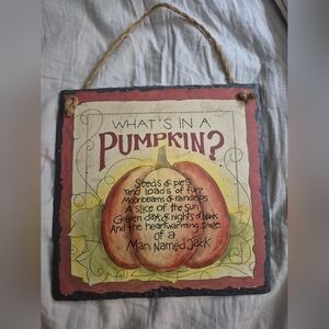 Decorative Pumpkin Wall Hanging